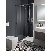 Burlington Simpsons Душевая дверь 80х195h см цвет профиля хром глянцевый/ цвет стекла прозрачное EIDSC0800