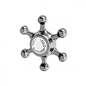 Burlington Birkenhead Вентиль для смесителя одинарный, цвет: хром/белый глянцевый V3