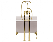 Burlington Трубы подвода воды с горизонтальной перемычкой 28х60h см, цвет: золото глянцевое W7 GOL