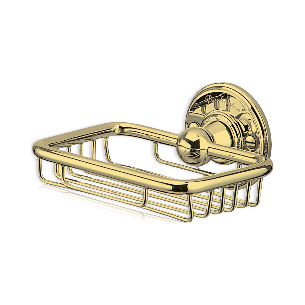 Burlington Мыльница-решетка, подвесная, цвет: золото глянцевое A13 GOL