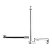 Burlington Удлиненная трубка слива 3,8х88h см, цвет: хром глянцевый W10-A