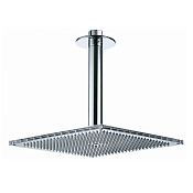 Bossini Cube Верхний душ 30 см, 1 вид струи, с потолочным кронштейном 30 см, цвет: chrome H35365.030