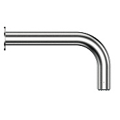 Bossini Nobu Кронштейн настенный 42,7 см с фиксир. душевой лейкой, цвет: mat brushed stainless steel INH034.075