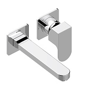 Bossini Gillo Смеситель для раковины встраиваемый, длина излива 18,8 см, цвет: chrome Z00732.030