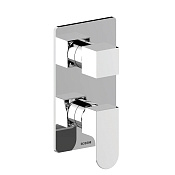 Bossini Gillo Смеситель для душа встраиваемый, на 2-5 потребителей, внешняя часть, цвет: chrome Z00738.030