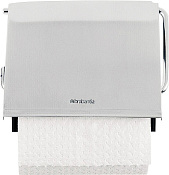 Brabantia ReNew Держатель туалетной бумаги с крышкой, подвесной, цвет: стальной 385322