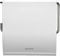 Brabantia ReNew Держатель туалетной бумаги с крышкой, подвесной, цвет: белый 414565