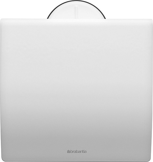 Brabantia Profile Держатель туалетной бумаги с крышкой, подвесной, цвет: белый 483387