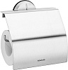 Brabantia Profile Держатель туалетной бумаги с крышкой, подвесной, цвет: стальной 427626