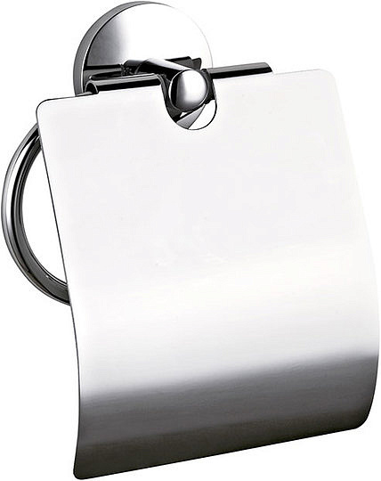 Nofer Monaco Держатель туалетной бумаги с крышкой, подвесной, цвет: хром 16374.В