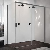 Novellini Opera Душевая дверь 121х200h см раздвижная, правая для боковой стенки, цвет: хром глянец OPEPH119D-1K