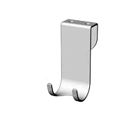 Novellini Frame Крючок на стекло толщиной до 1 см, цвет: хром глянцевый R90APPEN0D