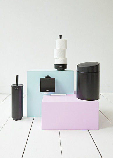 Brabantia Profile Ершик для унитаза, напольный/подвесной, цвет: черный 483349