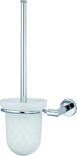 Nofer Line Ершик для унитаза, подвесной, с глянцевой ручкой, цвет: хром 16518.B