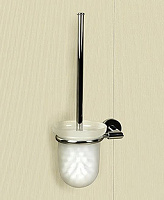 Nofer Line Ершик для унитаза, подвесной, с глянцевой ручкой, цвет: хром 16518.B