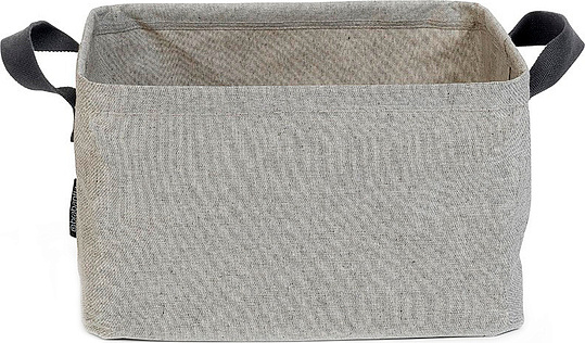 Brabantia Корзина для белья складная, 35 литров, цвет: серый 105685