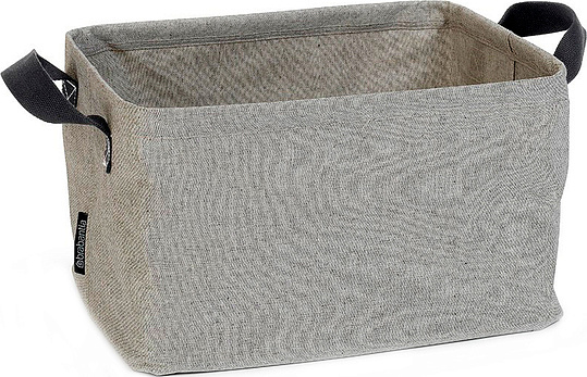 Brabantia Корзина для белья складная, 35 литров, цвет: серый 105685