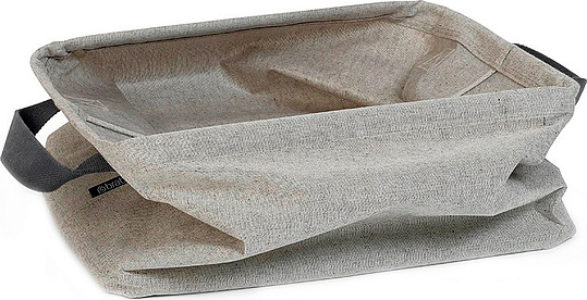 Brabantia Корзина для белья складная, 35 литров, цвет: серый 105685