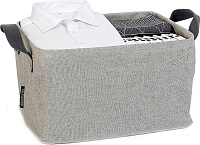 Brabantia Корзина для белья складная, 35 литров, цвет: серый 105685