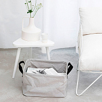 Brabantia Корзина для белья складная, 35 литров, цвет: серый 105685