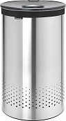 Brabantia Корзина для белья напольная, 60 литров, цвет: стальной/серый 105166