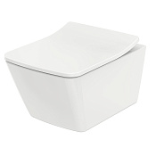 Toto SP Унитаз подвесной 38x54 см безободковый, без крышки, покрытие CeFiONtect, цвет: белый CW532Y/CW532RY