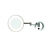 Bertocci Specchi Косметическое зеркало подвес., LED-подсвет., выкл., 3-х кратное увелич., цвет:сатин 188 6204 6050