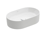 Villeroy & Boch Collaro Раковина чаша 56x36 см, без перелива, цвет: альпийский белый CeramicPlus 4A1956R1