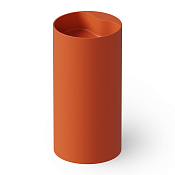 Dea Design Раковина напольная d45x90h см, Solid Surface, выпуск в пол, цвет: orange DD2002 450 7