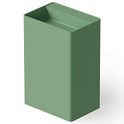 Dea Design Раковина напольная 60x42x90h см, Solid Surface, выпуск в пол, цвет: mint DD2004 600 12