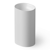 Dea Design Раковина напольная 50x40x90h см, Solid Surface, выпуск в пол, цвет: white DD2008 500 18