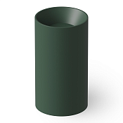 Dea Design Раковина напольная d49,5x90h см, Solid Surface, выпуск в пол, цвет: dark green DD2011 495 11