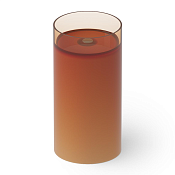 Dea Design Раковина напольная d45x90h см, Glasstech, выпуск в пол, цвет: sunset DD2012 450 R1