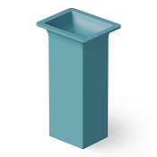 Dea Design Раковина напольная 50x40x90h см, Solid Surface, выпуск в пол, цвет: wave DD2014 500 15