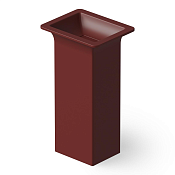 Dea Design Раковина напольная 50x40x90h см, Solid Surface, выпуск в пол, цвет: red wine DD2014 500 17