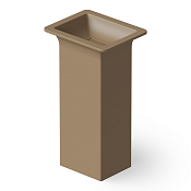 Dea Design Раковина напольная 50x40x90h см, Solid Surface, выпуск в пол, цвет: light camel DD2014 500 2