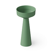 Dea Design Раковина напольная d42,5x85h см, Solid Surface, выпуск в пол, цвет: mint DD2018 425 12