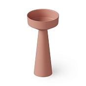 Dea Design Раковина напольная d42,5x85h см, Solid Surface, выпуск в пол, цвет: lotus DD2018 425 13