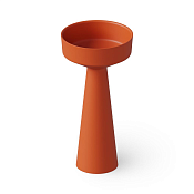 Dea Design Раковина напольная d42,5x85h см, Solid Surface, выпуск в пол, цвет: orange DD2018 425 7