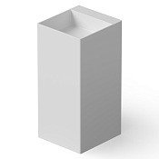 Dea Design Раковина напольная 42x45x90h см, Solid Surface, выпуск в пол, цвет: white DD2019 420 18