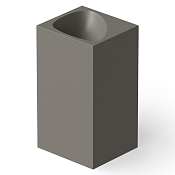 Dea Design Раковина напольная 49,5x45,5x88h см, Solid Surface, выпуск в пол, цвет: grey DD2024 495 3