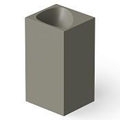 Dea Design Раковина напольная 49,5x45,5x88h см, Solid Surface, выпуск в пол, цвет: light grey DD2024 495 4