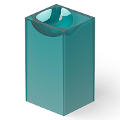 Dea Design Раковина напольная 50x46x88h см, Glasstech, выпуск в пол, цвет: lake water blue DD2024 495 R8