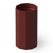 Dea Design Раковина напольная 48x45,6x90h см, Solid Surface, выпуск в пол, цвет: red wine DD2026 480 17