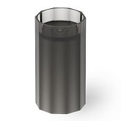 Dea Design Раковина напольная 48x45,6x90h см, Glasstech, выпуск в пол, цвет: smoky black DD2026 480 R4