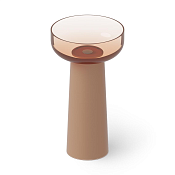 Dea Design Раковина напольная d48x88h см, Glasstech, выпуск в пол, цвет: brown copper DD2027 480 R9