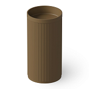 Dea Design Раковина напольная d45x90h см, Solid Surface, выпуск в пол, цвет: dark camel DD2801 450 1