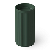 Dea Design Раковина напольная d45x90h см, Solid Surface, выпуск в пол, цвет: dark green DD2801 450 11