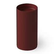 Dea Design Раковина напольная d45x90h см, Solid Surface, выпуск в пол, цвет: red wine DD2803 450 17