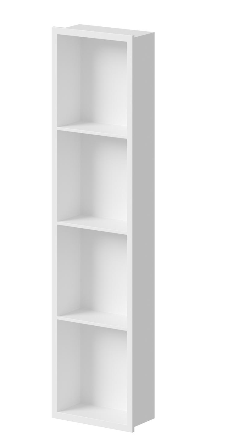 Dea Design Шкаф 32x15x130h см, Solid Surface, подвесной, цвет: white DD3016 320 18